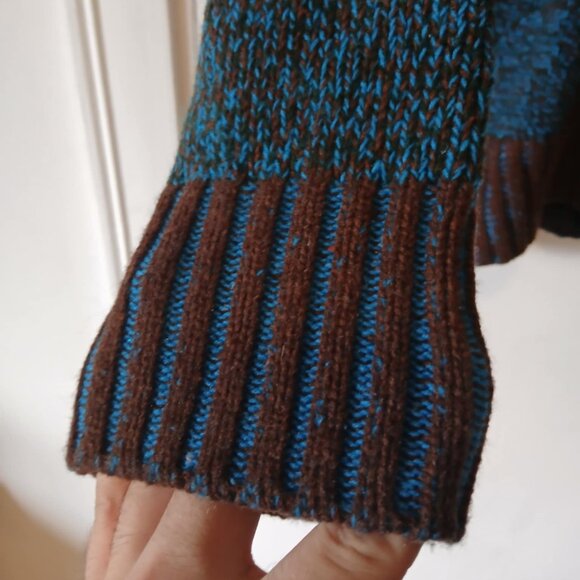 MARNI x UNIQLO - Blue Knitted full zip hoodie - Sz L - Picture 7 of 7